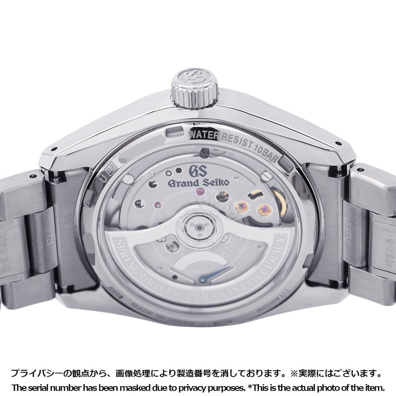 セイコー グランドセイコー エボリューション9 コレクション スプリングドライブ U.F.A.  SLGB003 ブルー文字盤