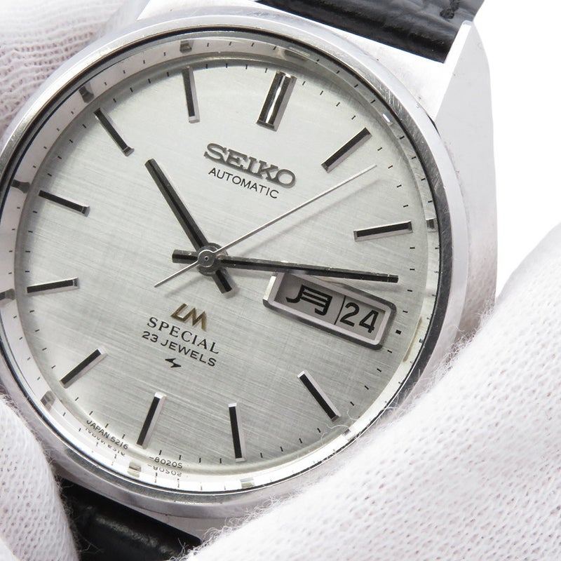 セイコー ロードマチックスペシャル デイデイト 5216-8020 SEIKO 腕時計 シルバー文字盤