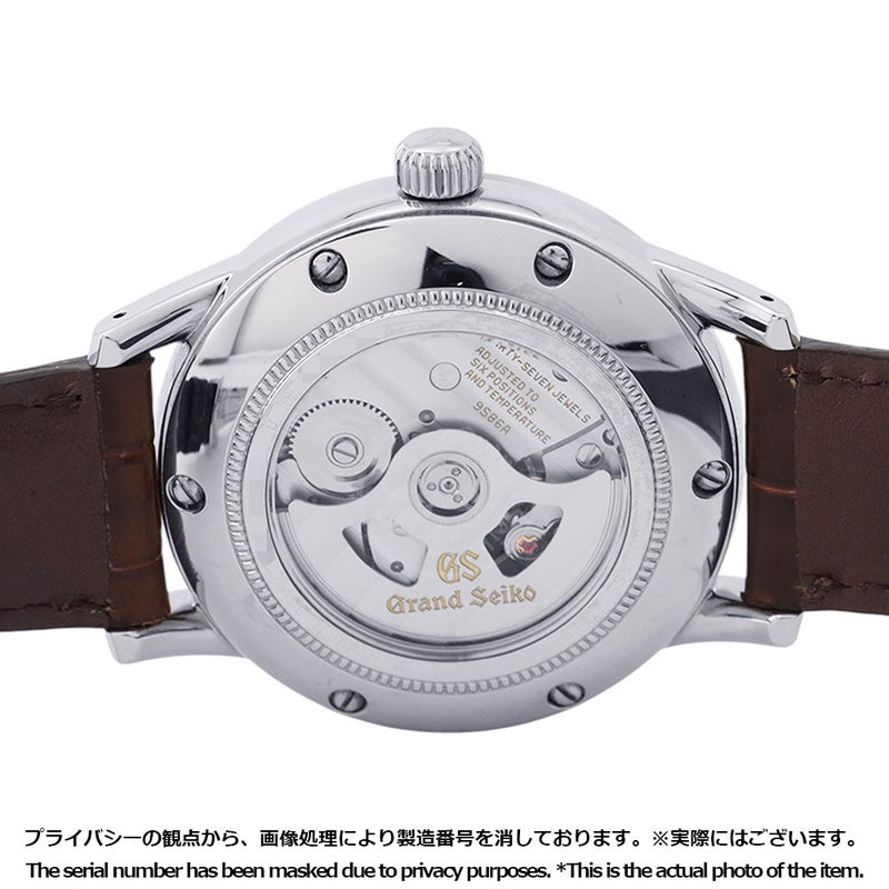 セイコー グランドセイコー メカニカルハイビート36000 GMT SBGJ017 SEIKO 腕時計 シルバー文字盤