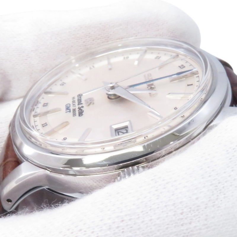 セイコー グランドセイコー メカニカルハイビート36000 GMT SBGJ017 SEIKO 腕時計 シルバー文字盤