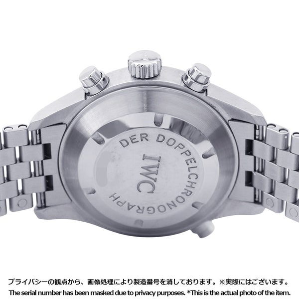IWC ドッペルクロノグラフ IW371319 腕時計 ウォッチ 黒文字盤