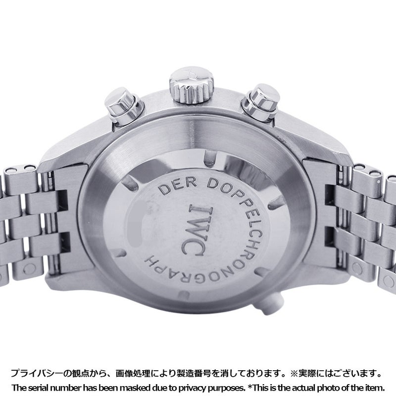 IWC ドッペルクロノグラフ IW371319 腕時計 ウォッチ 黒文字盤