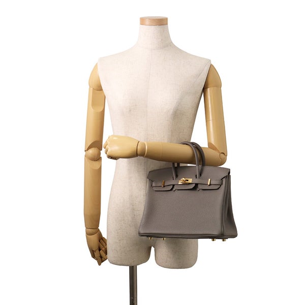 エルメス バーキン25 エタン/ゴールド金具 トゴ Z刻印 HERMES Birkin ハンドバッグ