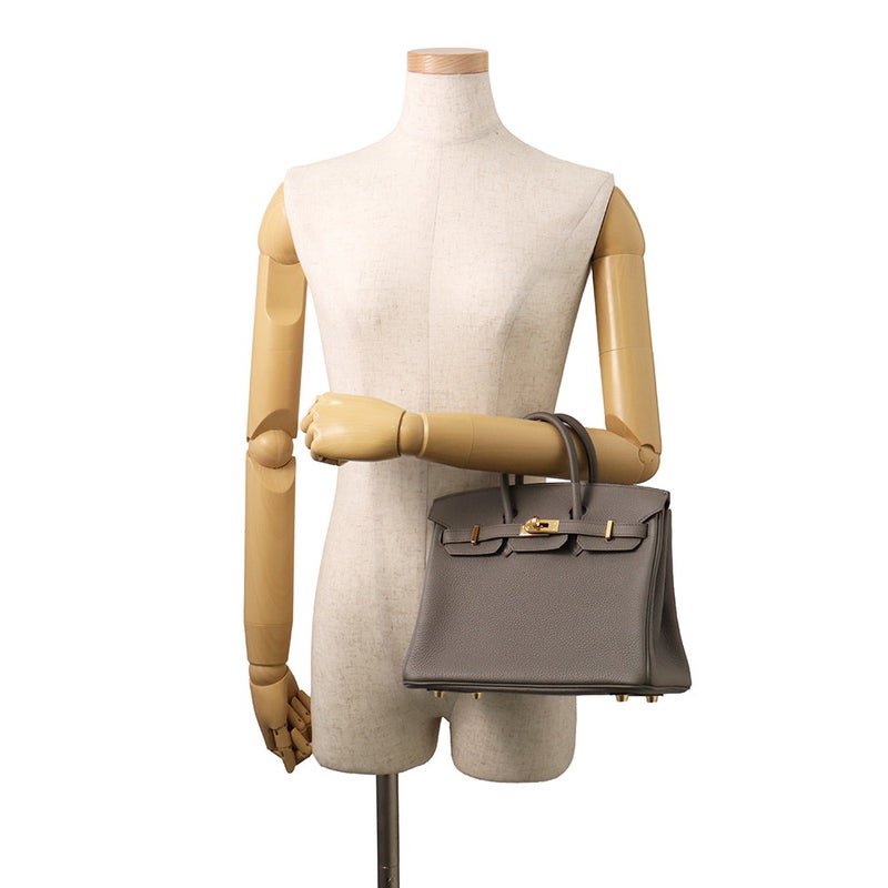 エルメス バーキン25 エタン/ゴールド金具 トゴ Z刻印 HERMES Birkin ハンドバッグ