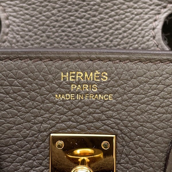 エルメス バーキン25 エタン/ゴールド金具 トゴ Z刻印 HERMES Birkin ハンドバッグ