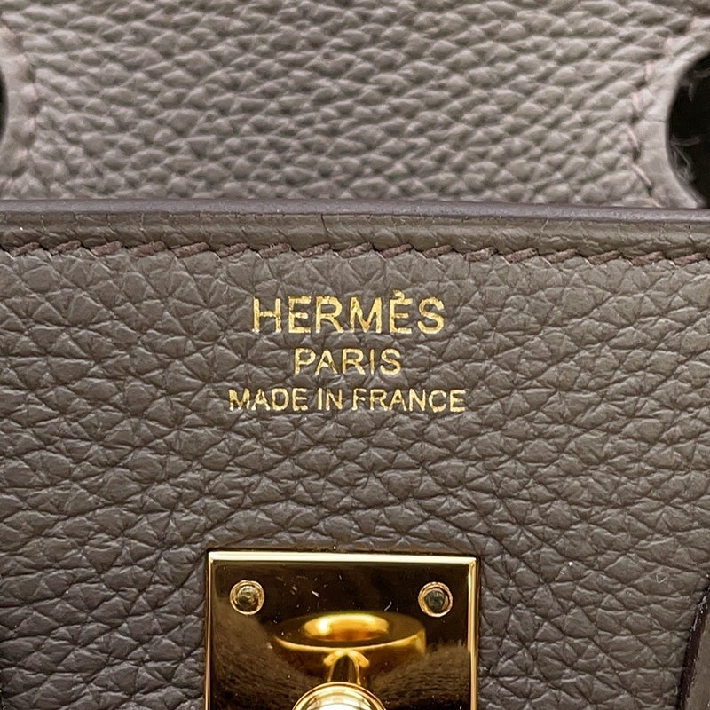エルメス バーキン25 エタン/ゴールド金具 トゴ Z刻印 HERMES Birkin ハンドバッグ