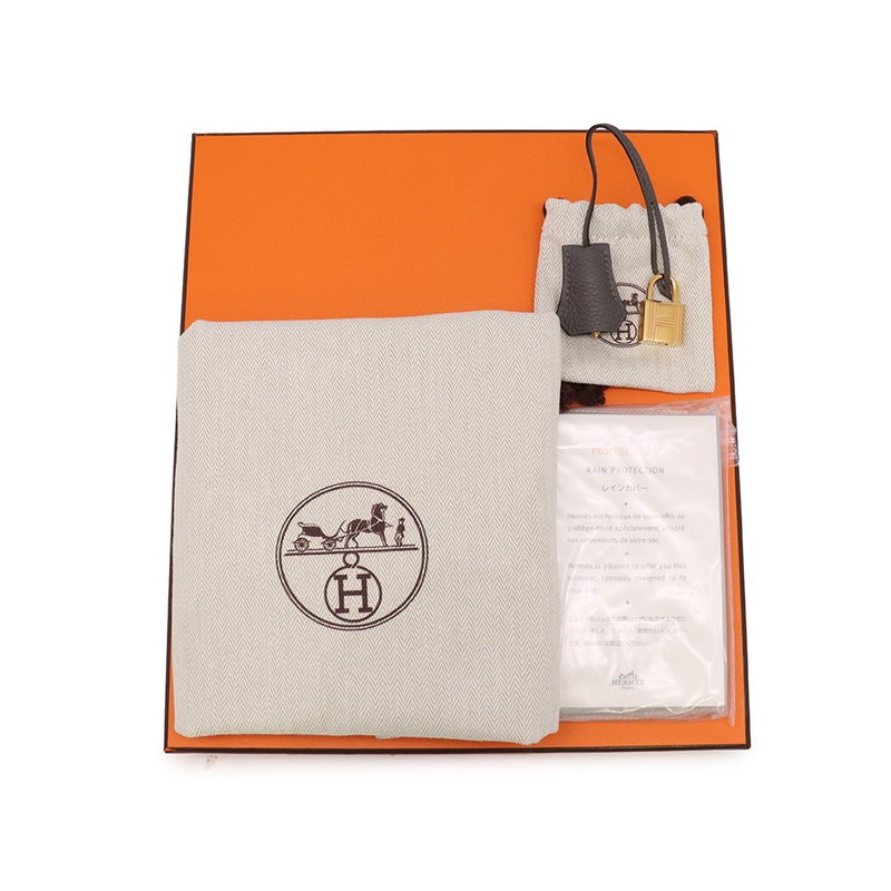 エルメス バーキン25 エタン/ゴールド金具 トゴ Z刻印 HERMES Birkin ハンドバッグ