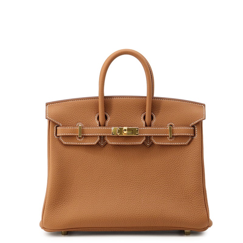 エルメス バーキン25 ゴールド/ゴールド金具 トゴ B刻印 HERMES Birkin ハンドバッグ
