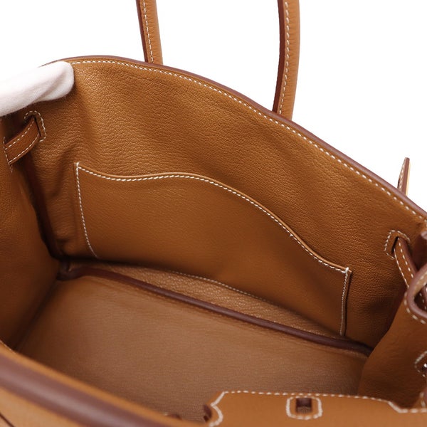 エルメス バーキン25 ゴールド/ゴールド金具 トゴ B刻印 HERMES Birkin ハンドバッグ
