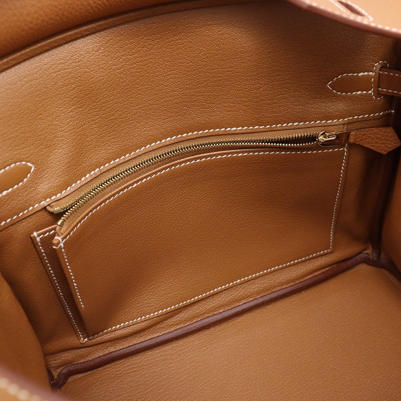 エルメス バーキン25 ゴールド/ゴールド金具 トゴ B刻印 HERMES Birkin ハンドバッグ