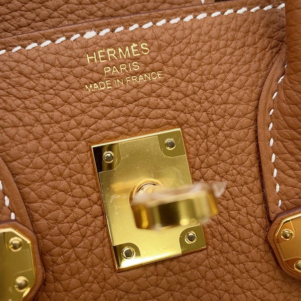 エルメス バーキン25 ゴールド/ゴールド金具 トゴ B刻印 HERMES Birkin ハンドバッグ