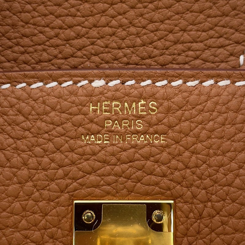 エルメス バーキン25 ゴールド/ゴールド金具 トゴ B刻印 HERMES Birkin ハンドバッグ