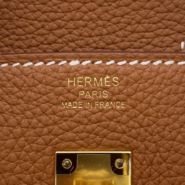 エルメス バーキン25 ゴールド/ゴールド金具 トゴ B刻印 HERMES Birkin ハンドバッグ