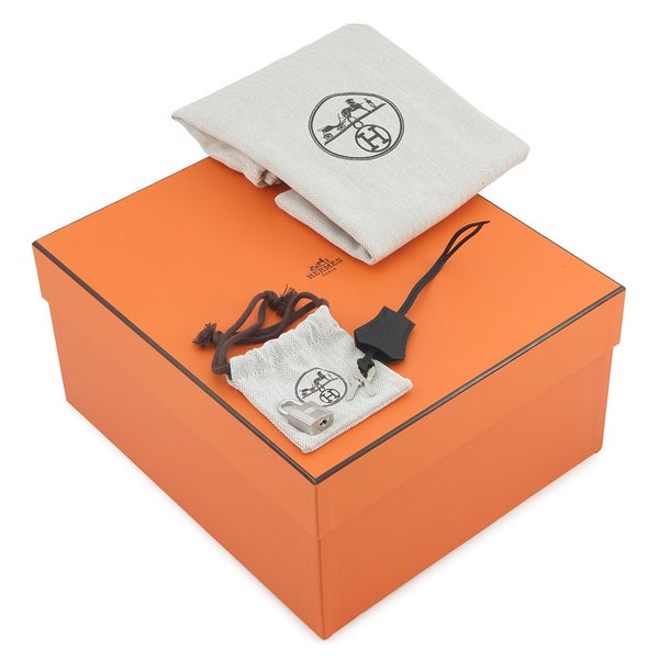 エルメス バーキン25 ブラック/シルバー金具 トゴ K刻印 HERMES Birkin ハンドバッグ 黒