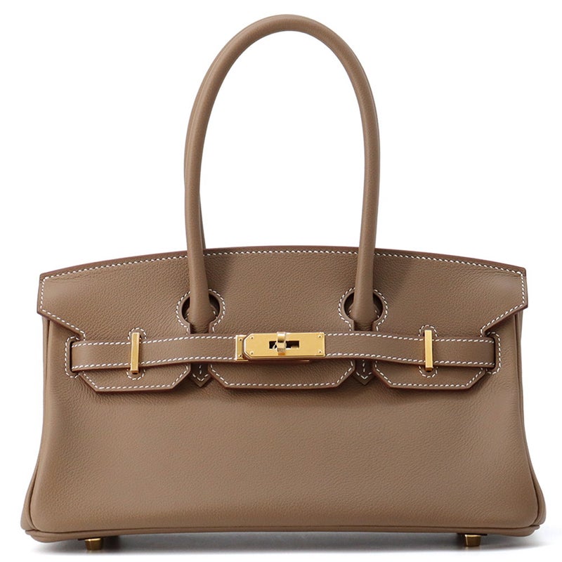 エルメス ショルダーバーキン29 エトゥープ/ゴールド金具 エバーカラー K刻印 HERMES Birkin