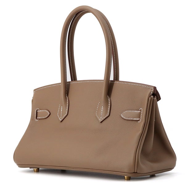 エルメス ショルダーバーキン29 エトゥープ/ゴールド金具 エバーカラー K刻印 HERMES Birkin