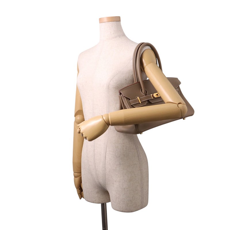 エルメス ショルダーバーキン29 エトゥープ/ゴールド金具 エバーカラー K刻印 HERMES Birkin