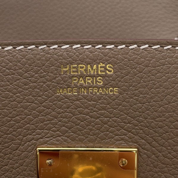 エルメス ショルダーバーキン29 エトゥープ/ゴールド金具 エバーカラー K刻印 HERMES Birkin
