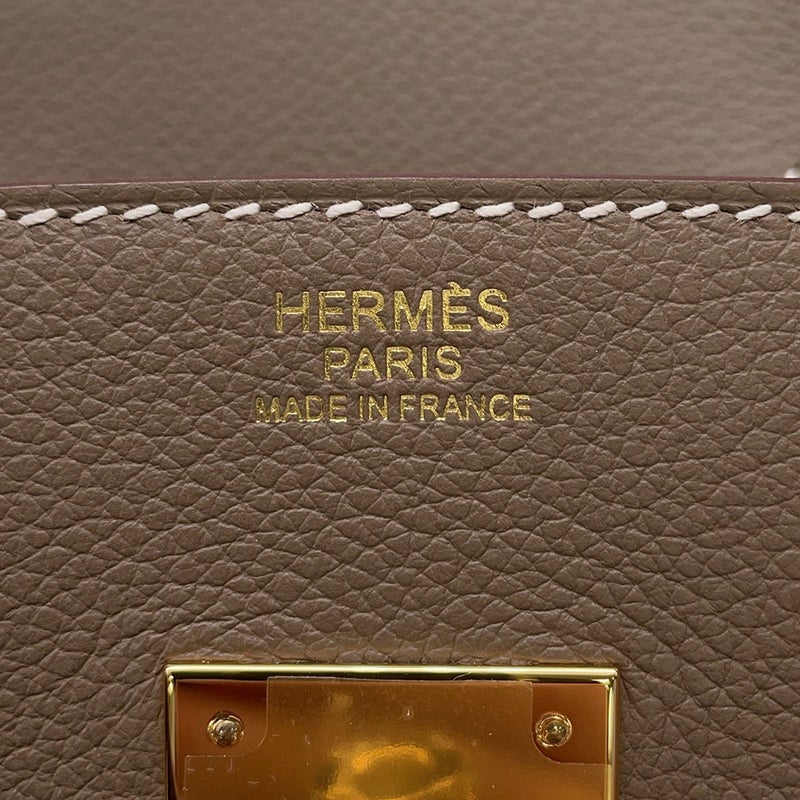エルメス ショルダーバーキン29 エトゥープ/ゴールド金具 エバーカラー K刻印 HERMES Birkin