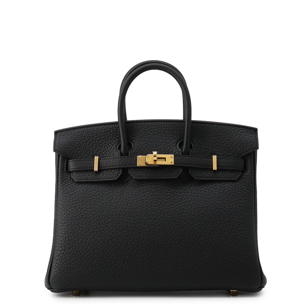 HERMES バーキン 25 黒 ハンドバッグ ゴールド金具 エルメス バーキン25 ブラック/ゴールド金具 トゴ G刻印 HERMES Birkin