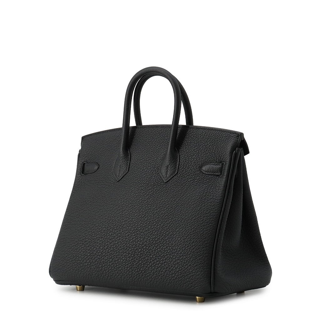 エルメス バーキン25 ブラック/ゴールド金具 トゴ G刻印 HERMES Birkin