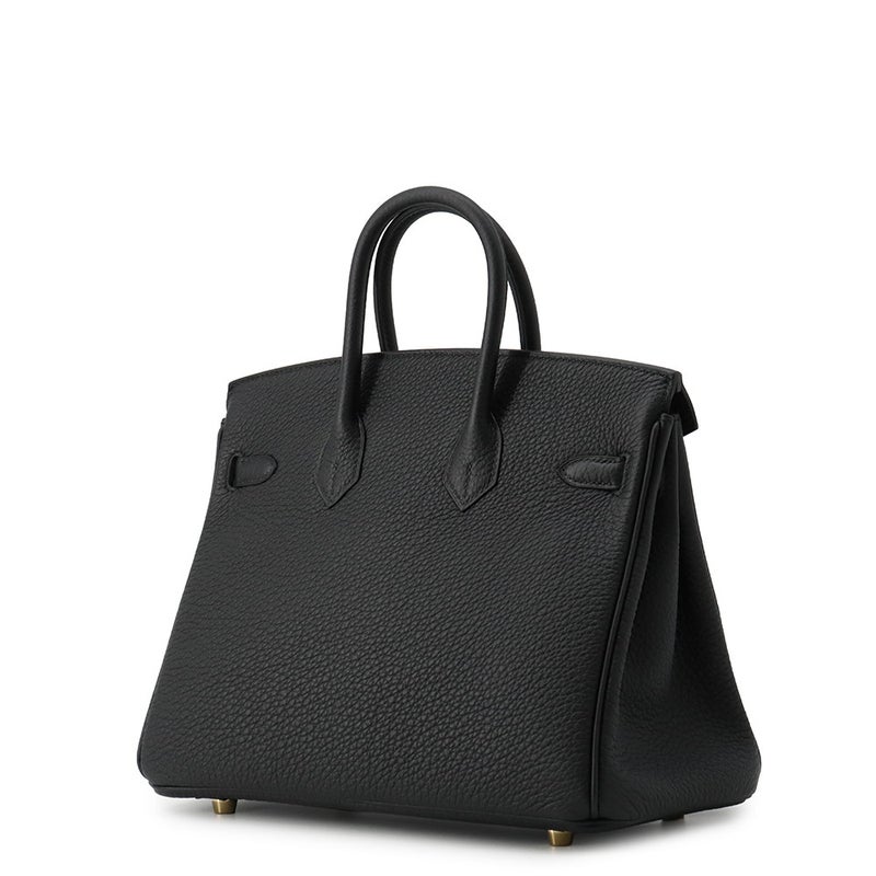 エルメス バーキン25 ブラック/ゴールド金具 トゴ G刻印 HERMES Birkin 黒