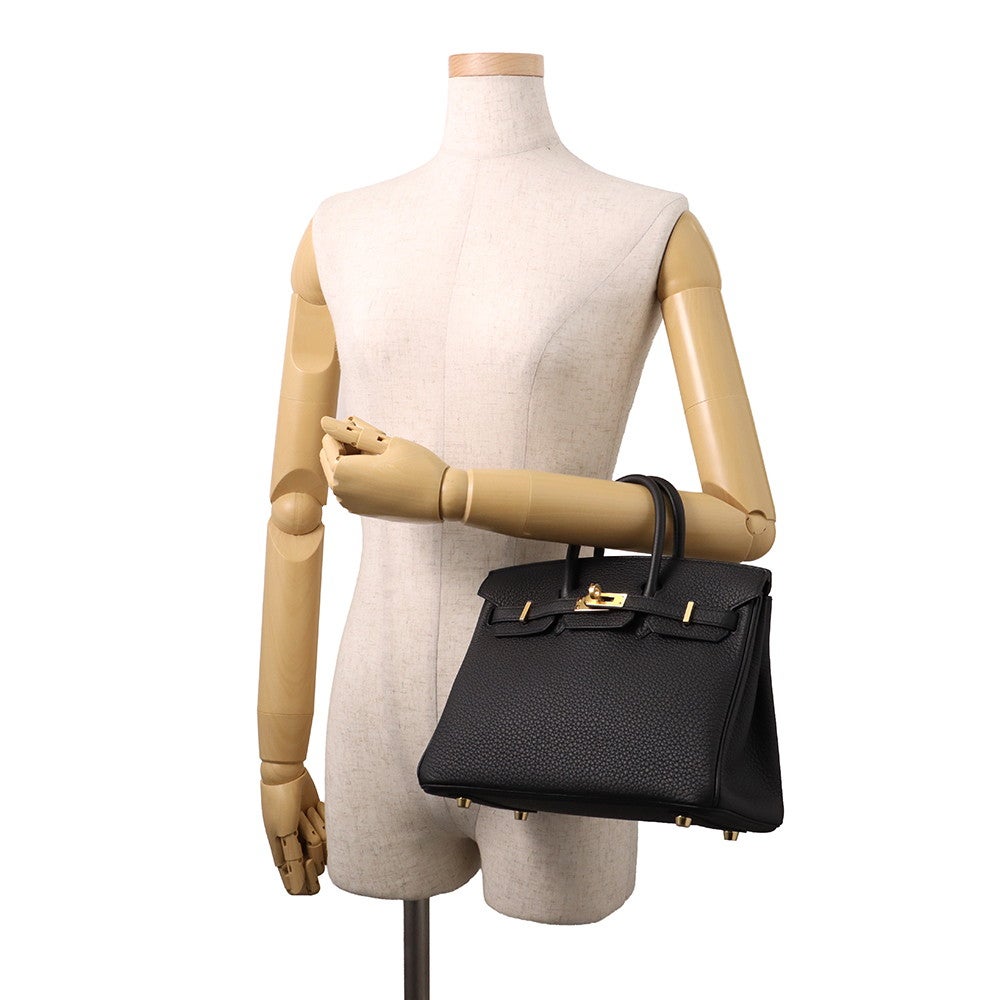 エルメス バーキン25 ブラック/ゴールド金具 トゴ G刻印 HERMES Birkin