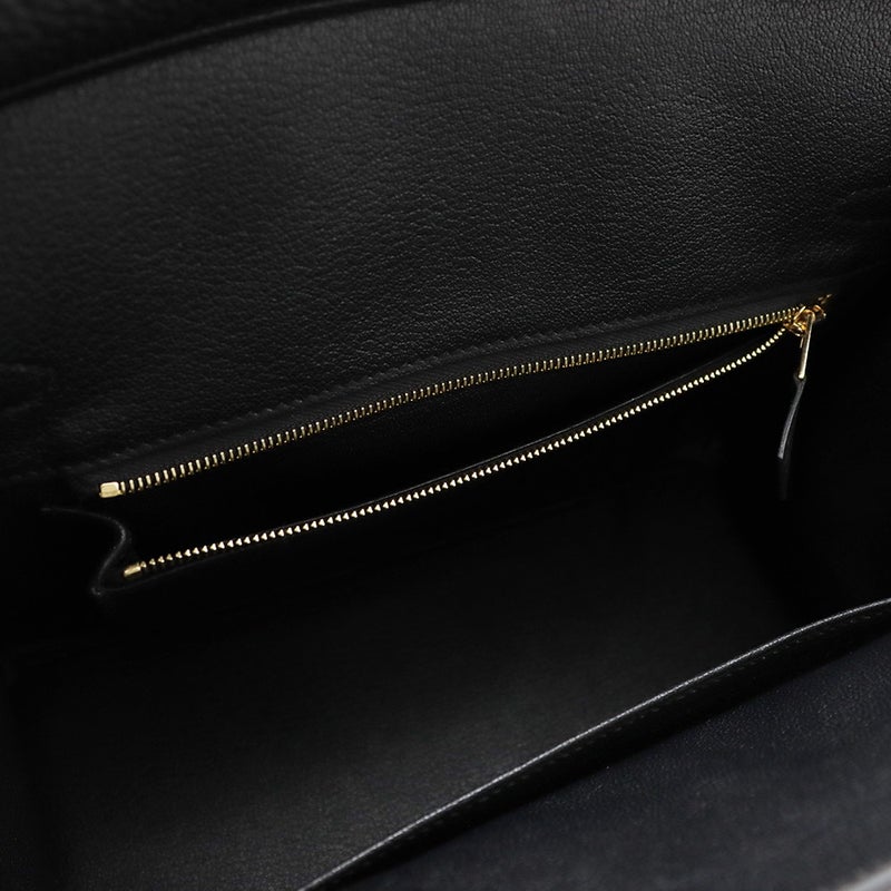 エルメス バーキン25 ブラック/ゴールド金具 トゴ G刻印 HERMES Birkin 黒