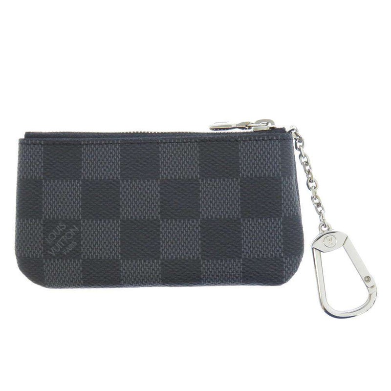 ルイヴィトン コインケース ダミエ・グラフィット ポシェット・クレ N60155 LOUIS VUITTON 黒
