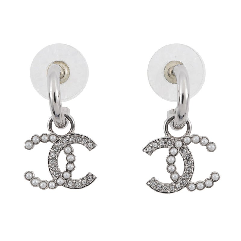 シャネル ピアス ココマーク ラインストーン フェイクパール B24S ABD477 CHANEL アクセサリー