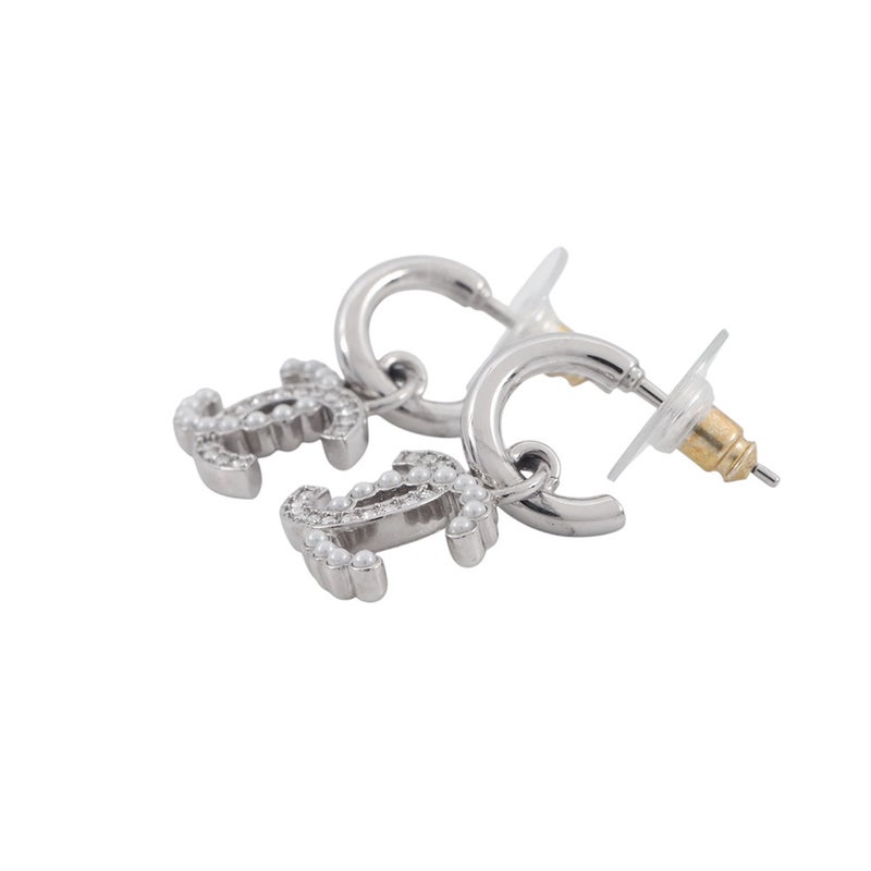 シャネル ピアス ココマーク ラインストーン フェイクパール B24S ABD477 CHANEL アクセサリー