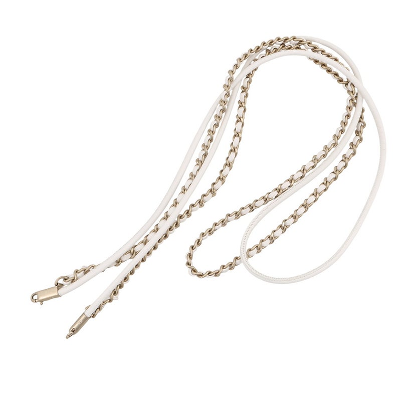 シャネル ハンドバッグ CHANEL 22 ミニ ココマーク パンチング シャイニーカーフレザー AS3980 2wayショルダー 白