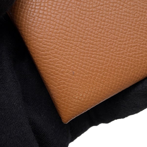 エルメス カードケース カルヴィ デュオ ゴールド/シルバー金具 エプソン U刻印 HERMES 名刺入れ