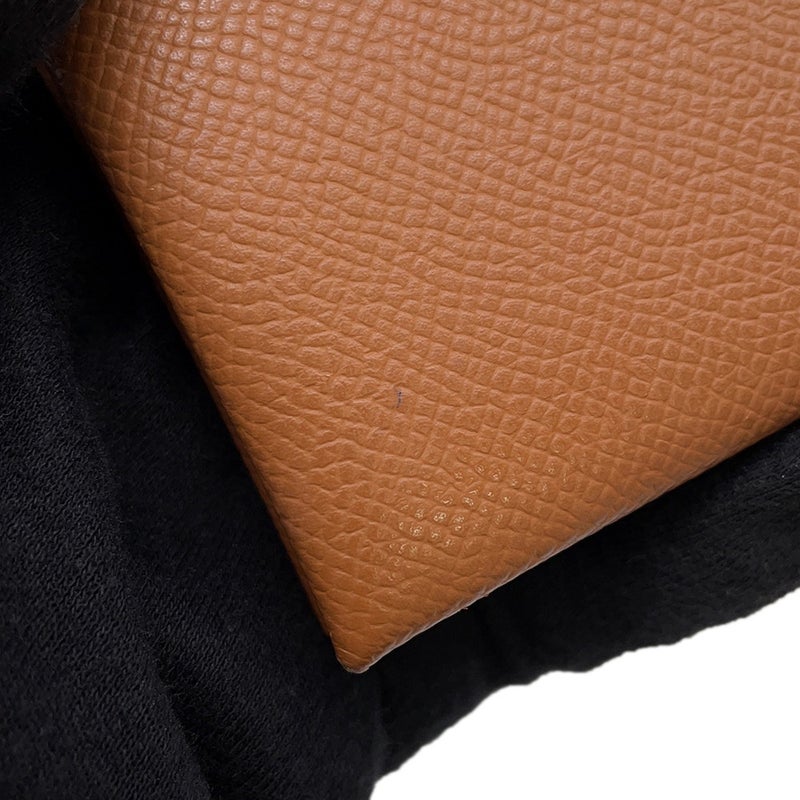 エルメス カードケース カルヴィ デュオ ゴールド/シルバー金具 エプソン U刻印 HERMES 名刺入れ