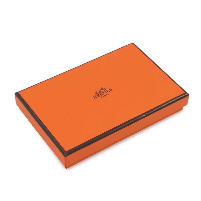エルメス カードケース カルヴィ デュオ ゴールド/シルバー金具 エプソン U刻印 HERMES 名刺入れ