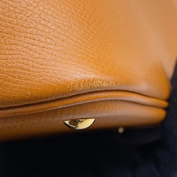 エルメス ハンドバッグ ボリード27 トフィ/ゴールド金具 エプソン A刻印 2wayショルダーバッグ
