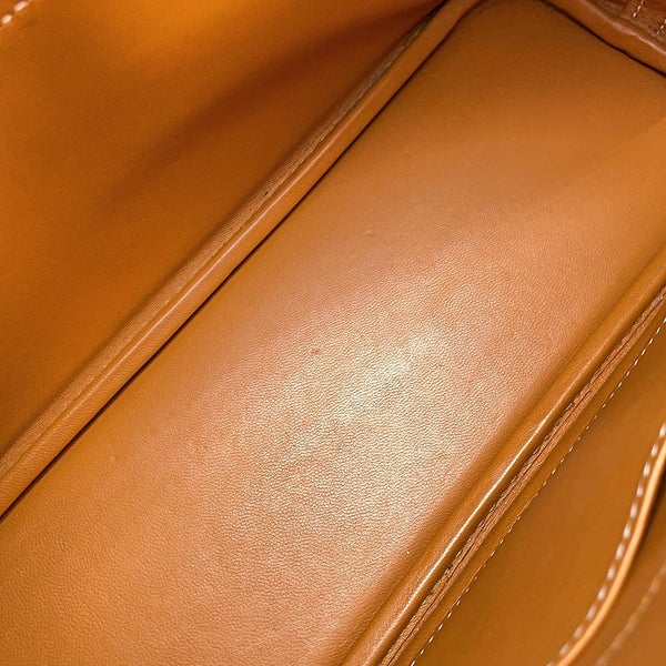 エルメス ハンドバッグ ボリード27 トフィ/ゴールド金具 エプソン A刻印 2wayショルダーバッグ