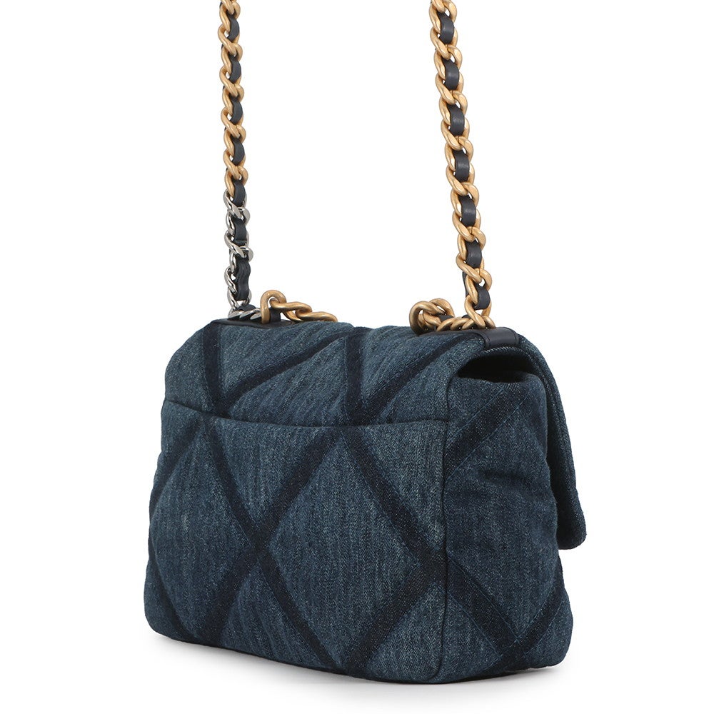 CHANEL ショルダーバック シャネル チェーンショルダーバッグ CHANEL19 ココマーク デニム