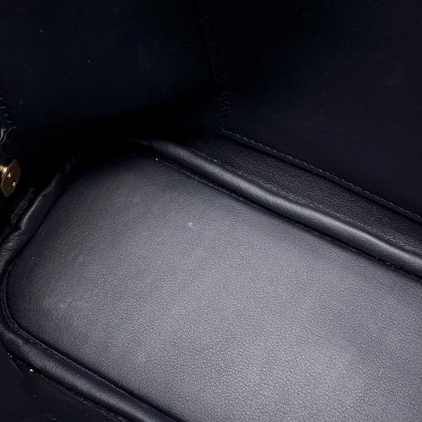 エルメス ボリード1923 25 無秩序 キャバン/ブルーインディゴ/ゴールド金具 エプソン/タデラクト  B刻印 ２wayショルダー