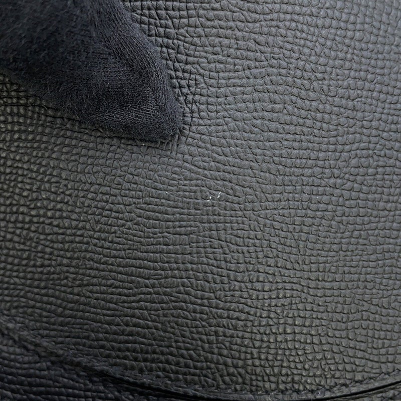 エルメス ショルダーバッグ プティットコース ブラック/シルバー金具 エプソン B刻印 HERMES 黒