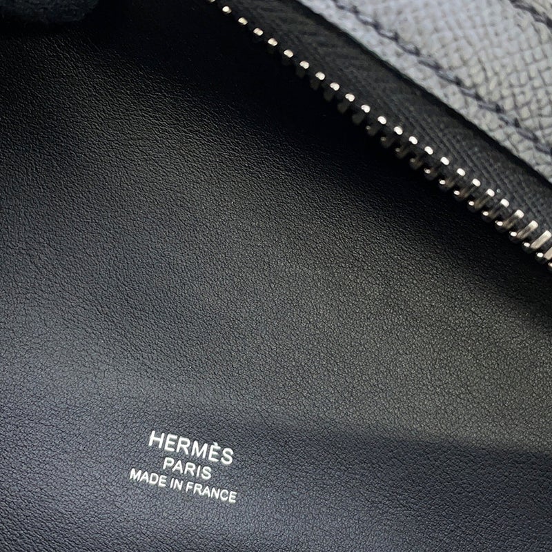 エルメス ショルダーバッグ プティットコース ブラック/シルバー金具 エプソン B刻印 HERMES 黒