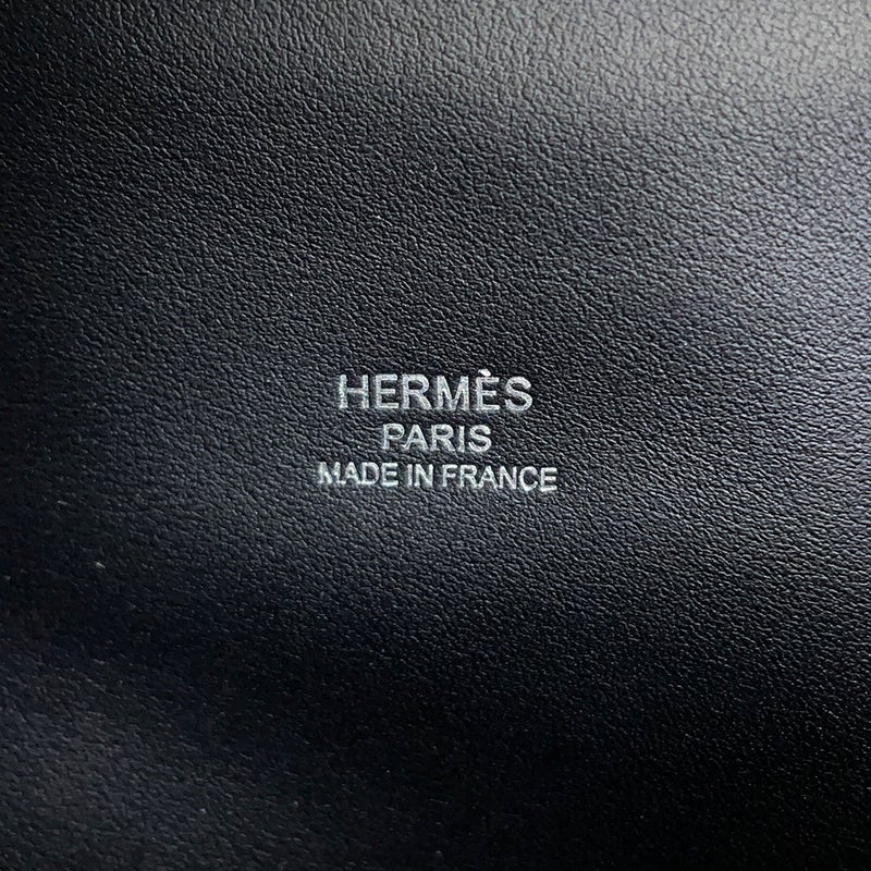 エルメス ショルダーバッグ プティットコース ブラック/シルバー金具 エプソン B刻印 HERMES 黒
