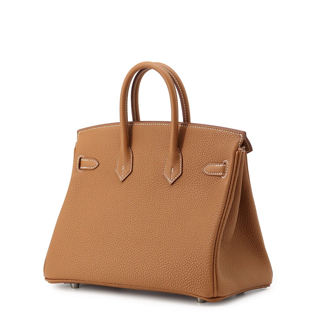 エルメス バーキン25 ゴールド/シルバー金具 トゴ G刻印 HERMES Birkin