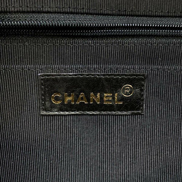 シャネル チェーンショルダーバッグ 2.55 コットン CHANEL バッグ 黒