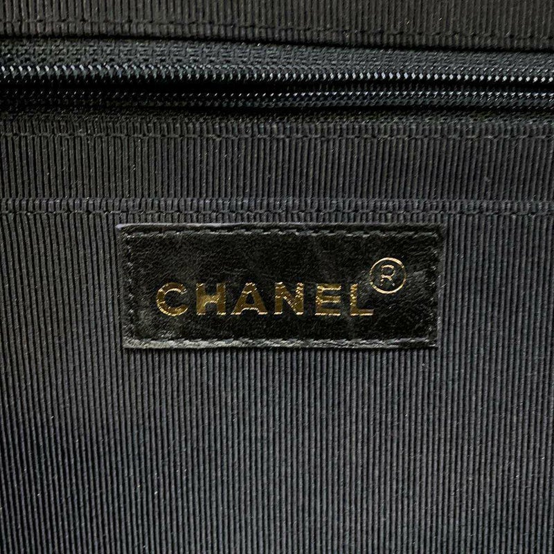 シャネル チェーンショルダーバッグ 2.55 コットン CHANEL バッグ 黒