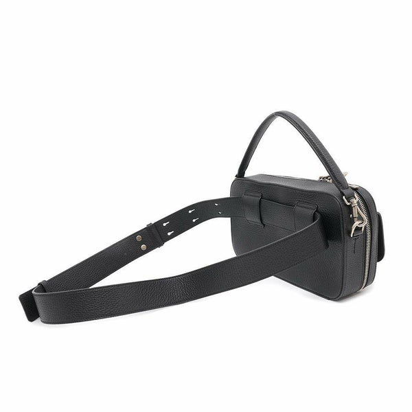 トッズ ハンドバッグ Tタイムレス XBMTSIX0100QDSB999 TOD'S 2wayボディバッグ ベルトバッグ 黒