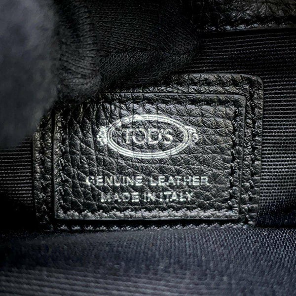 トッズ ハンドバッグ Tタイムレス XBMTSIX0100QDSB999 TOD'S 2wayボディバッグ ベルトバッグ 黒