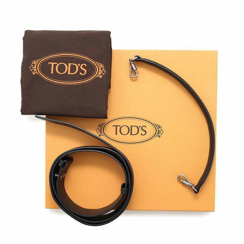 トッズ ハンドバッグ Tタイムレス XBMTSIX0100QDSB999 TOD'S 2wayボディバッグ ベルトバッグ 黒