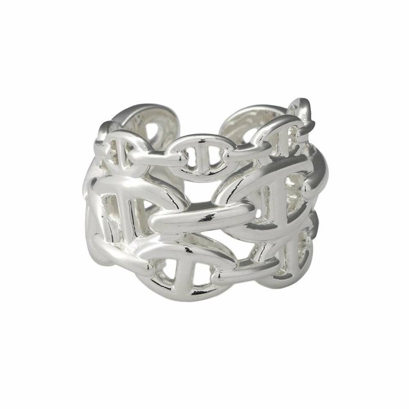 エルメス リング シェーヌダンクル アンシェネGM Enchainee SV925シルバー リングサイズ57 HERMES