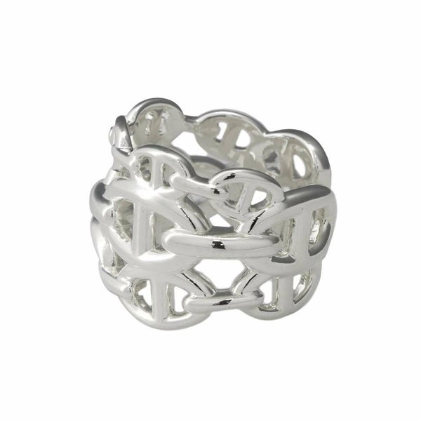 エルメス リング シェーヌダンクル アンシェネGM Enchainee SV925シルバー リングサイズ57 HERMES